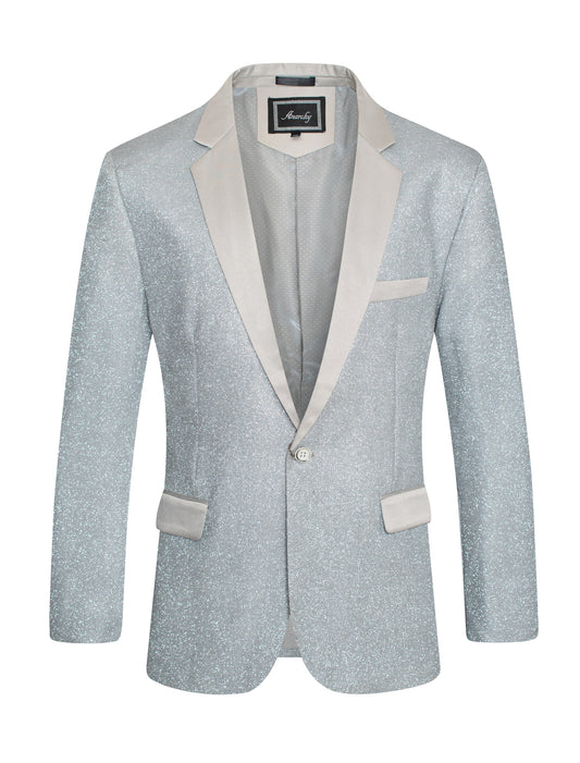 High Shine Glitter Blazer