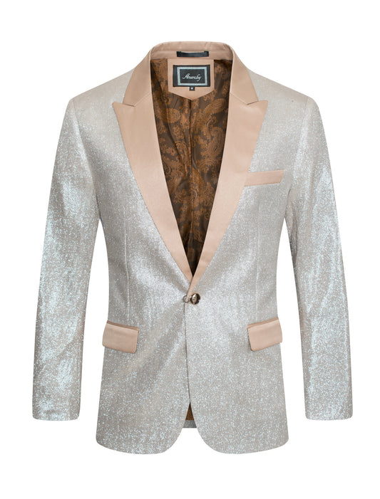 High Shine Glitter Blazer