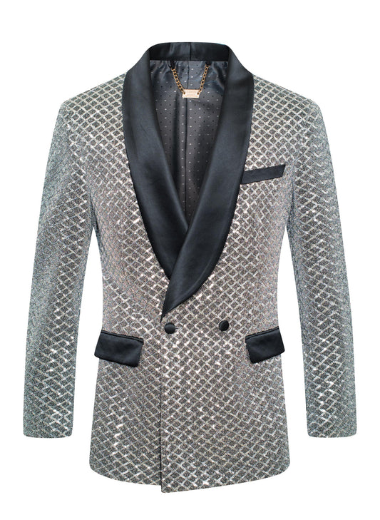 Diamond Shawl Blazer